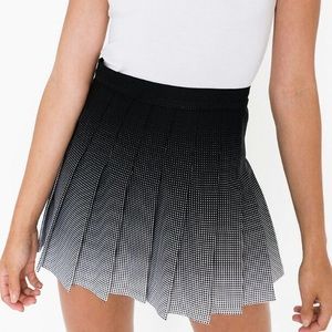 American Apparel navy blue ombre tennis skirt